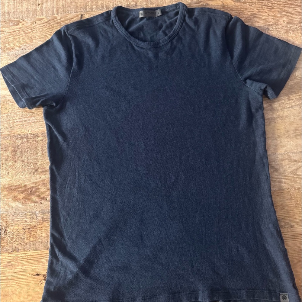 G/FORE Short Sleeve Crew Neck T-Shirt in Navy Blue Size Large